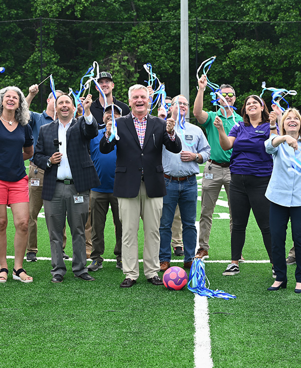 Turf Field Ribbon Cutting