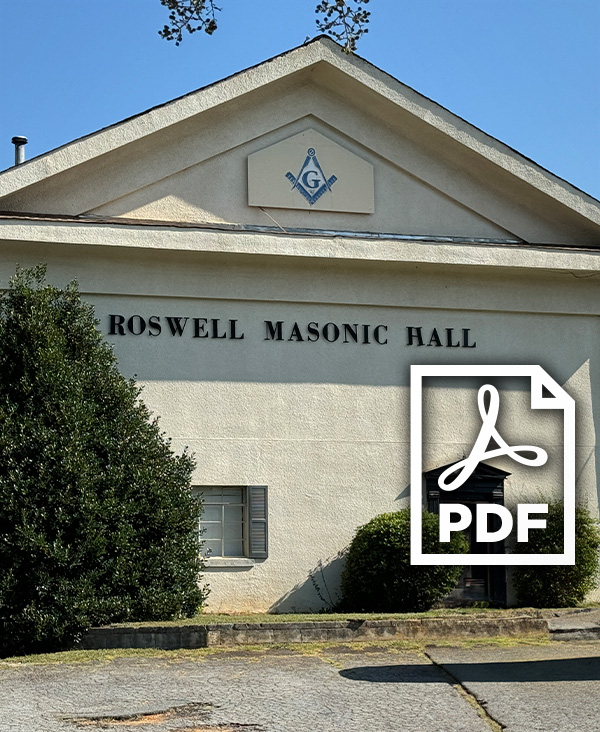 Roswell Masonic Hall Scenarios Council Presentation